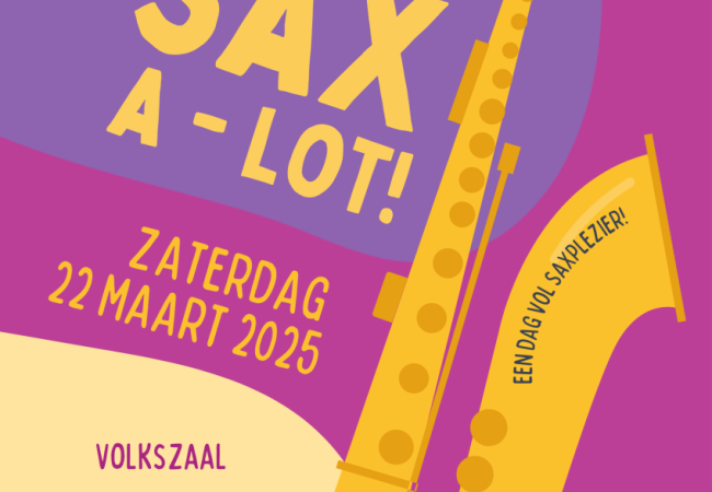 PARCOUR brengt 'Sax-a-lot' op za 22/03/2025