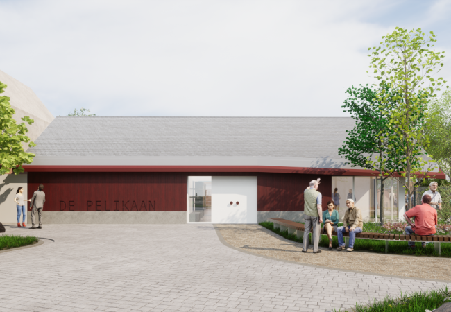 Render nieuw ontmoetingscentrum