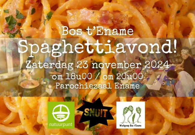 Bos t'Ename spaghettiavond © Bos t'Ename