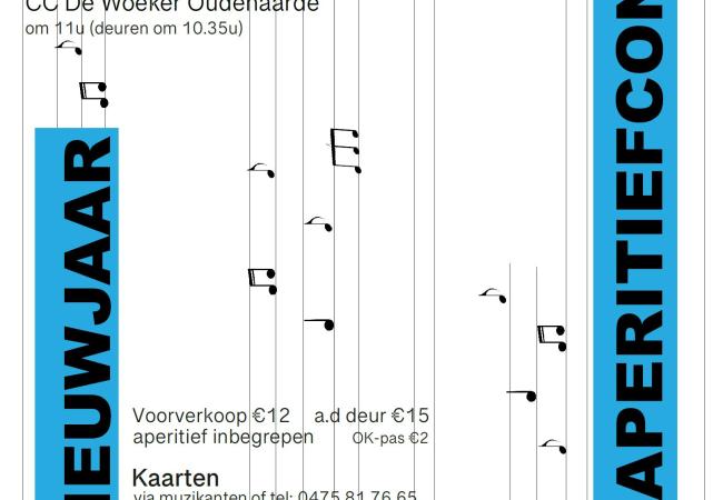 Nieuwjaaraperitiefconcert 2025 Oudenaards Harmonie Orkest © OHO