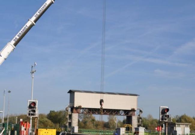 Infomarkt Sluizen Boven-Schelde © De Vlaamse Waterweg NV