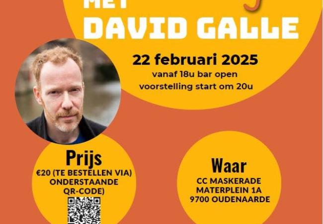 Comedy avond met David Galle © Banakin vzw