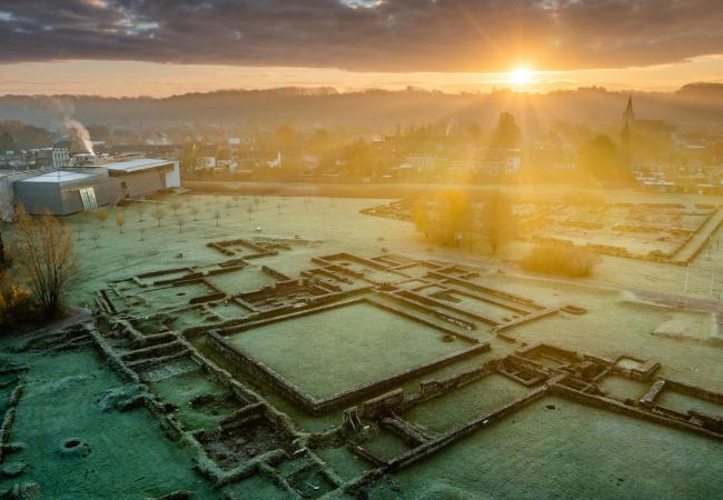 Bezoek aan de vernieuwde Erfgoedsite van Ename © Provincie Oost-Vlaanderen