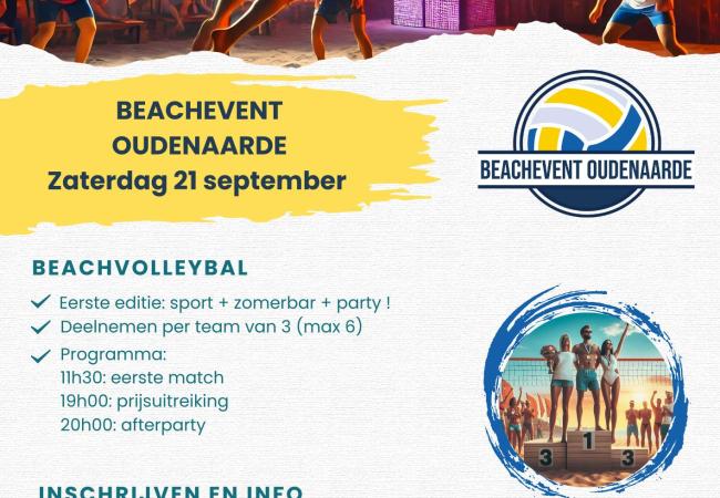 BeachEvent Oudenaarde ! Het eerste en ultieme beachevent mét zomerbar en afterparty! © Evelien Deschuytter